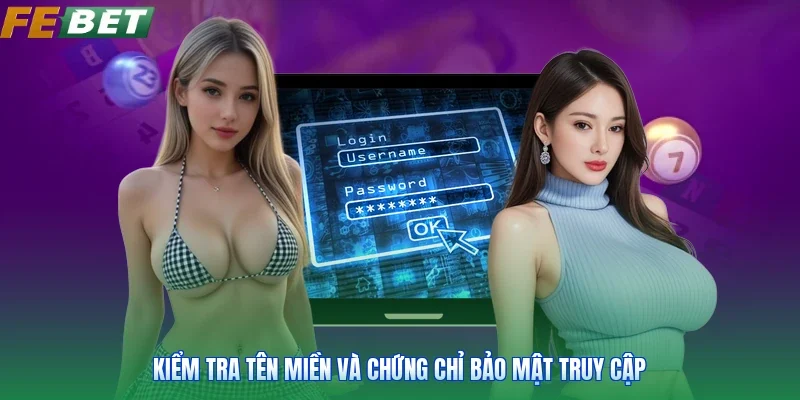 Kiểm tra tên miền và chứng chỉ bảo mật truy cập