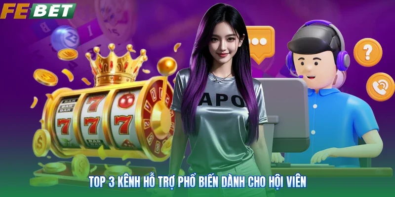 Top 3 kênh hỗ trợ phổ biến dành cho hội viên