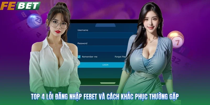 Top 4 lỗi đăng nhập Febet và cách khắc phục thường gặp
